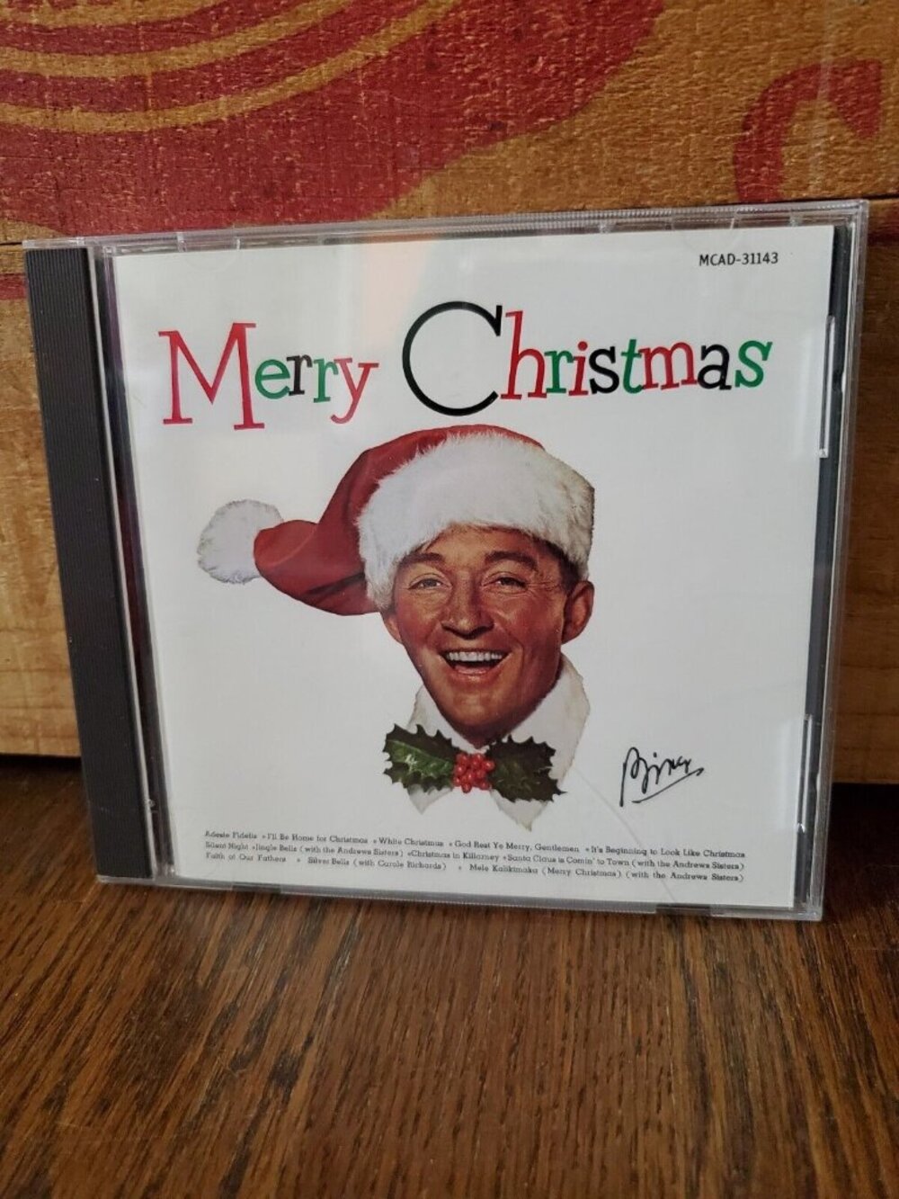 BING CROSBY - Merry Christmas - Christmas CD (A Classic) VERY GOOD